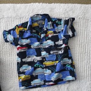 Boys TIMBER Top CARS- Nice fabric - Like New!